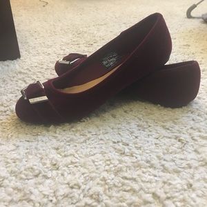 Nautical suede flats